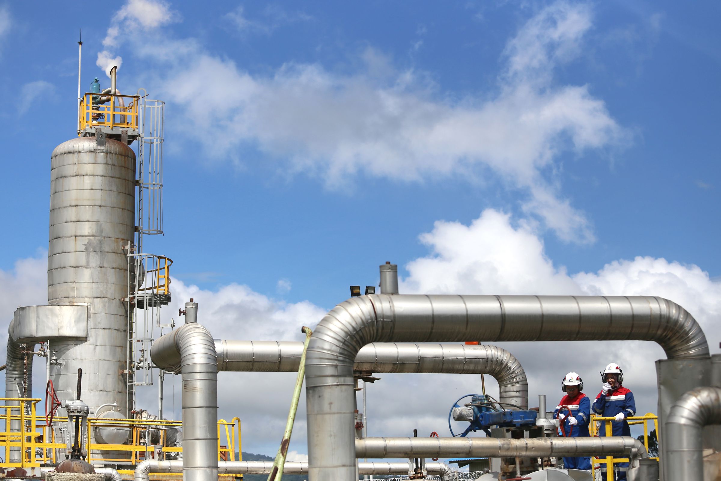 A gas processing plant